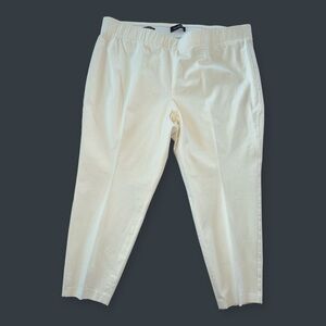 Talbots women’s Essex ankle White Pants size 20wp